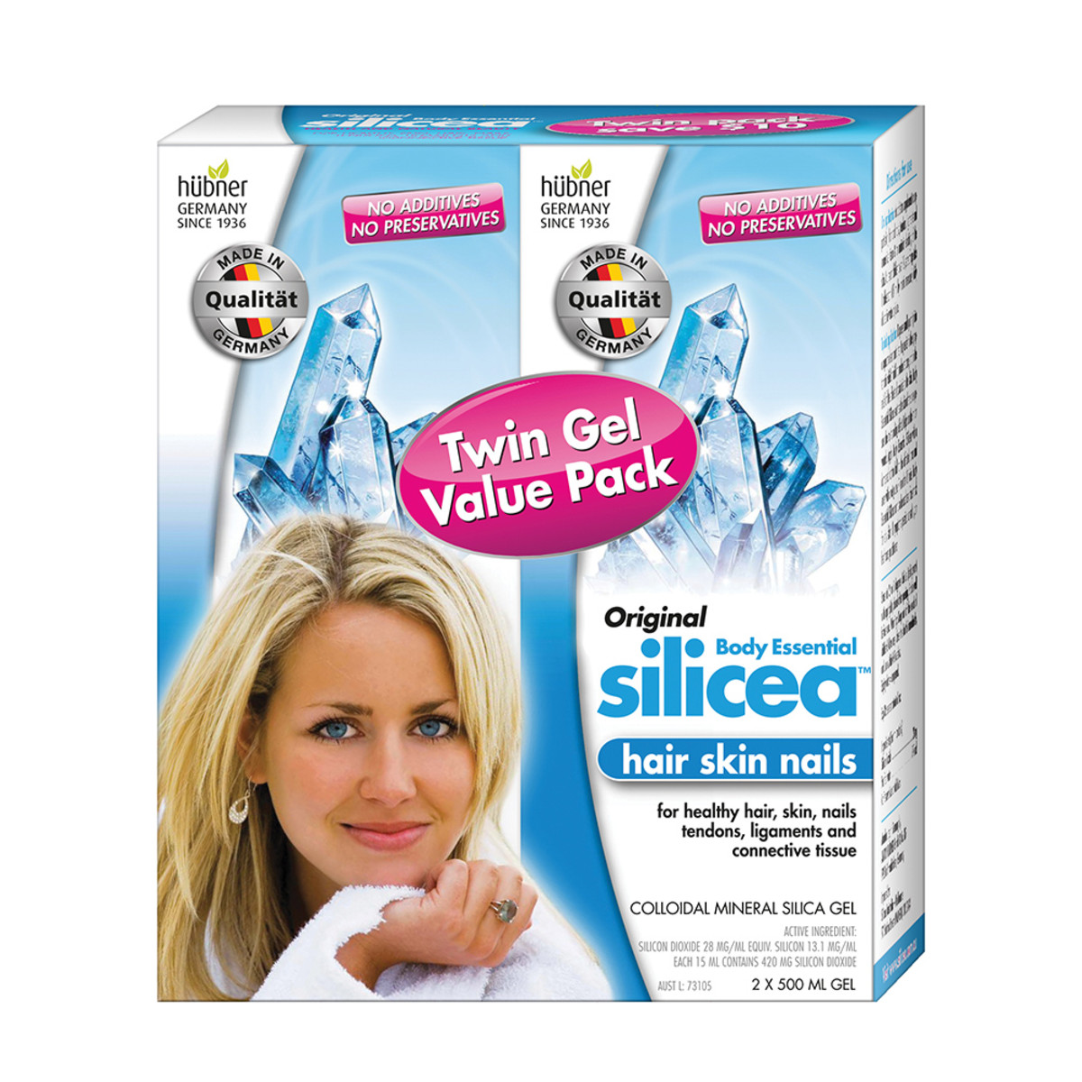 Hubner Original Silicea (colloidal silica) 500ml x 2 SAVE $20