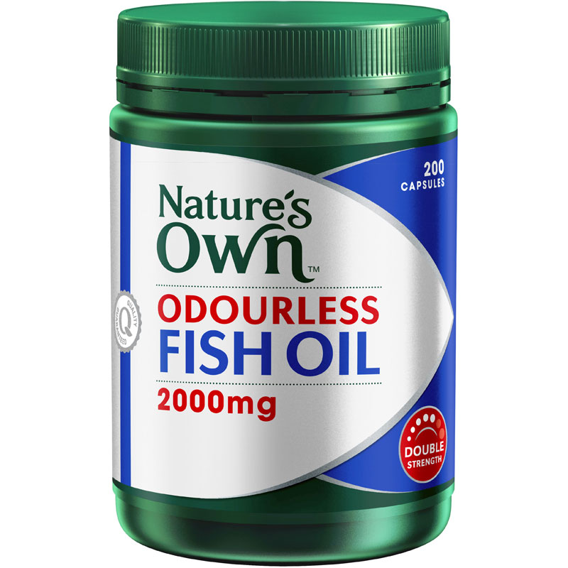 Natures Own Fish OIl 2000mg double strength 200caps