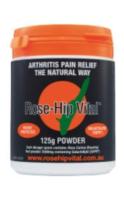 Rose Hip Vital 125g powder- New Powder form- Equiv to 250caps 