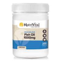 NutriVital Odourless Fish Oil 1000mg 200c