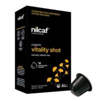 Planet Organic Nilcaf Organic Roasted Beverage Caffeine Free Capsules Vitality Shot x 10 Pack